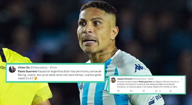 Paolo Guerrero fue duramente criticado en Twitter.
