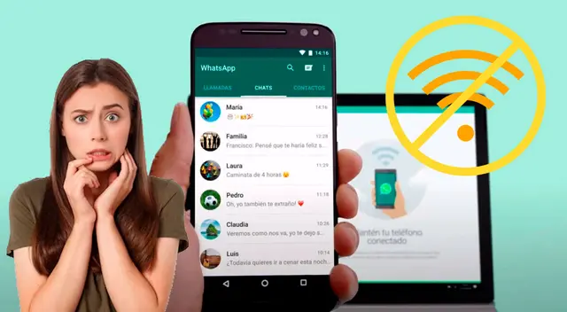 WhatsApp sorprende con sus formas de uso sin internet.
