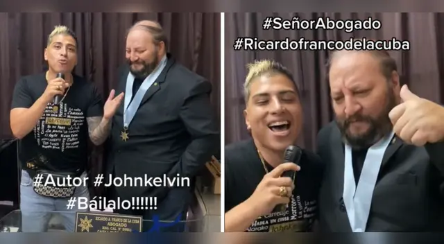 John Kelvin le agradece a su estilo a su abogado.