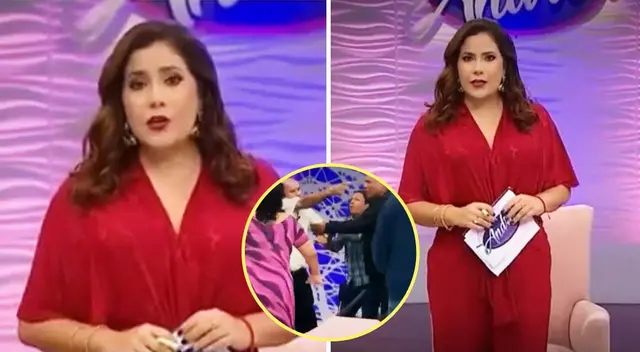 Andrea Llosa pide disculpas públicas tras pelea en su programa en ATV.