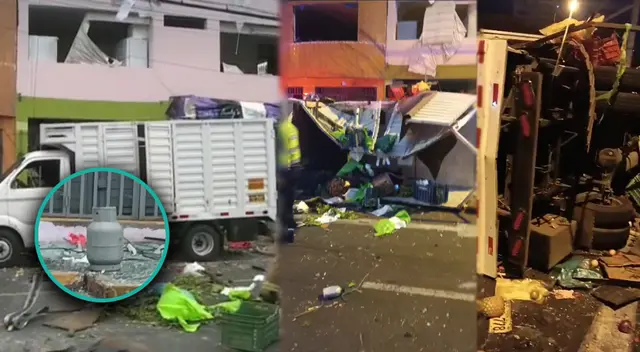 Deflagración de balón de gas causó alarma en vecinos de Surquillo.