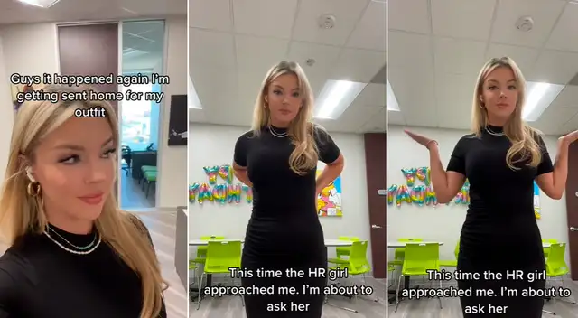 Tiktoker es regresada a su casa, por su ¿vestido?