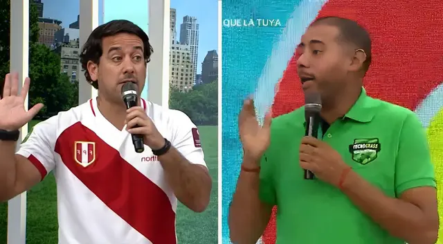 Abel Lobatón sorprendió al arremeter contra Óscar del Portal.