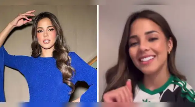 Luciana Fuster muestra su fluidez con el inglés.