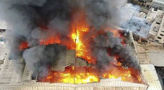 Los daños del incendio son considerables.