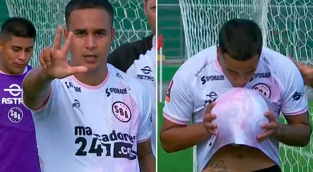 Jesús Barco le dedicó su gol y el triunfo de Sport Boys para Melissa Klug.