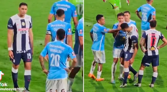 Pablo Sabbag y Joao Grimaldo protagonizaron un tenso momento.