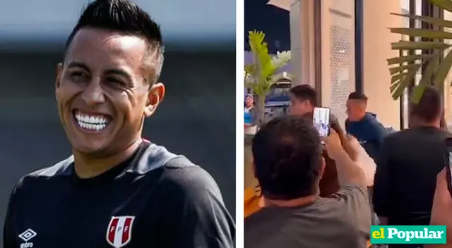 Christian Cueva captado junto a su esposa al interior de tienda de Louis Vuitton.