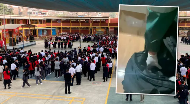 Padres de familia buscaron retirar a sus hijos tras enterarse de armas de fuego en el colegio.