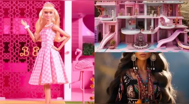 La Inteligencia Artificial nos muestra cómo se vería Barbie y su casa si fueran de Perú.