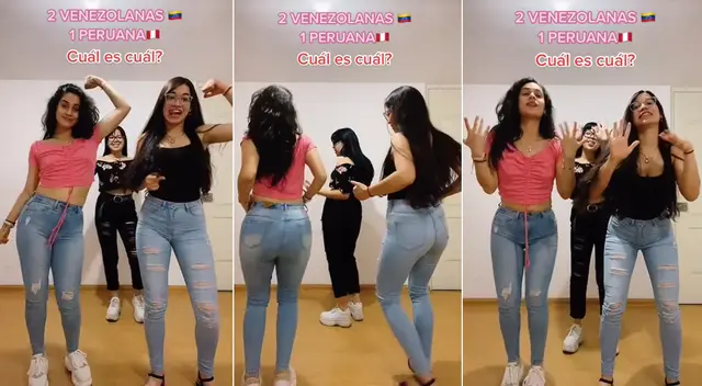 “Dos son venezolanas y una es peruana”: Reto en TikTok sorprende y usuarios encienden las redes con respuesta.