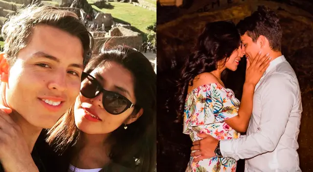 Yarita Lizeth y su novio Patric viajaron juntos a Machu Picchu.