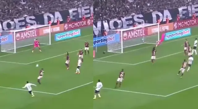 Universitario: Diego Romero ‘voló’ de forma espectacular para evitar el 1-0 de Corinthians en Brasil. Universitario: Diego Romero ‘voló’ de forma espectacular para evitar el 1-0 de Corinthians en Brasil.