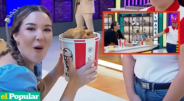 Ale Fuller y Mónica Sánchez quedaron enamoradas del pollo frito de KFC. Ale Fuller y Mónica Sánchez quedaron enamoradas del pollo frito de KFC.