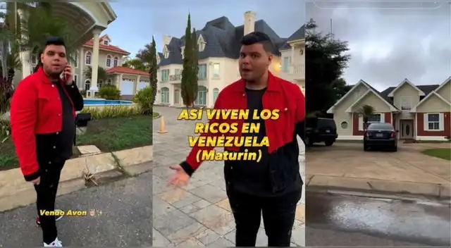 El joven venezolano reveló cómo viven sus compatriotas millonarios y es viral en TikTok. El joven venezolano reveló cómo viven sus compatriotas millonarios y es viral en TikTok.