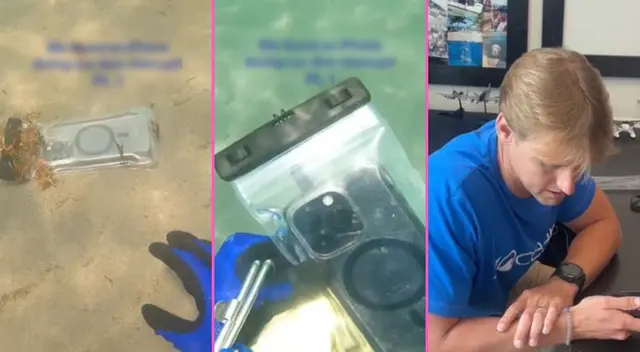 La insólita escena fue viral en TikTok.