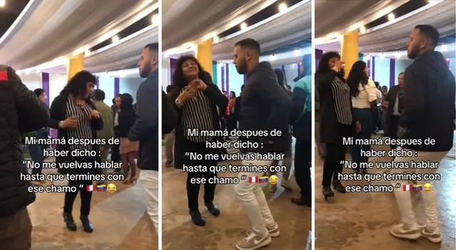 La particular escena causó sensación en las redes. La particular escena causó sensación en las redes.