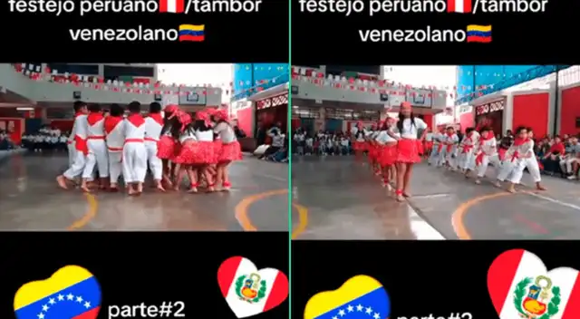 La fusión de danzas típicas fue viral en TikTok.