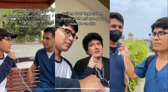 Estudiantes de Medicina de San Marcos.