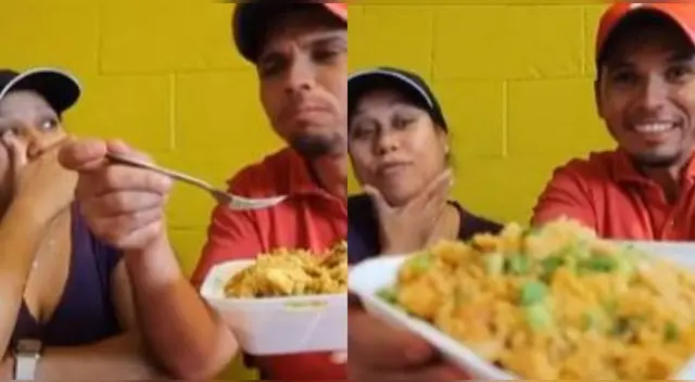 Dos extranjeros probaron un arroz chaufa peruano y reacción es viral en TikTok Dos extranjeros probaron un arroz chaufa peruano y reacción es viral en TikTok