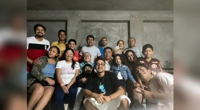 Christian Flores contento con el soporte que tiene de su familia. Christian Flores contento con el soporte que tiene de su familia.