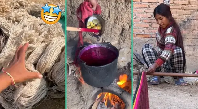 El proceso para hacer una manta andina dejó admirados a los usuarios de TikTok. El proceso para hacer una manta andina dejó admirados a los usuarios de TikTok.