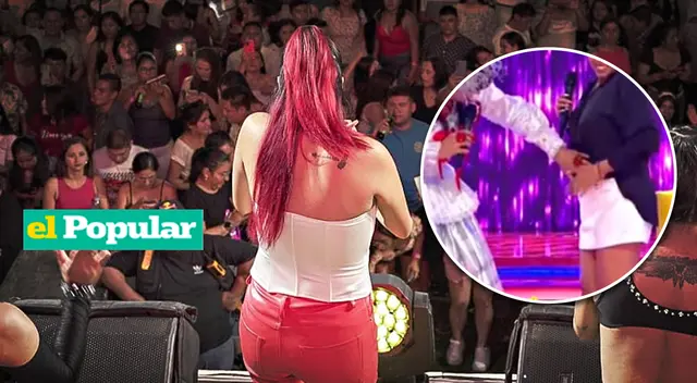 Cantante anunció su embarazo en el programa de El Reventonazo de la Chola.