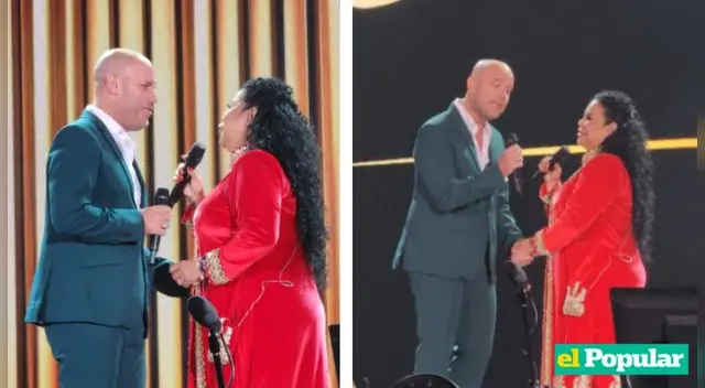 Eva Ayllón se presentó junto a GianMarco Ziñago. Eva Ayllón se presentó junto a GianMarco Ziñago.