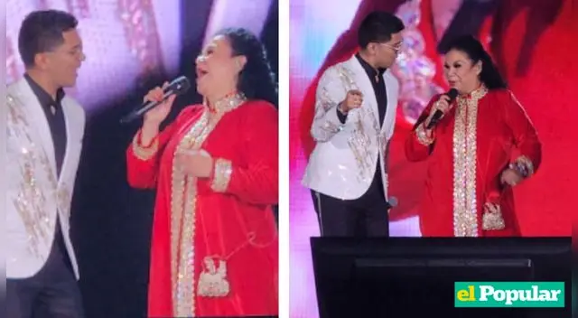 Eva Ayllón se lució junto a Christian Yaipén y el Grupo 5.