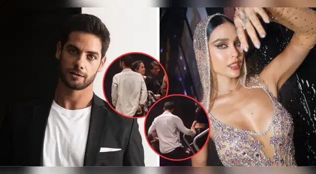 Andrés Wiese se luce de la mano con jovencita.