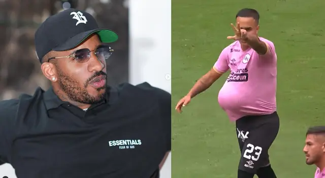 Jefferson Farfán felicitó a Sport Boys tras gol de Jesús Barco, quien tuvo tierno festejo.