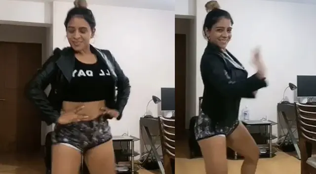 Venezolana se roba el show con sus singulares pasos al ritmo de cumbia peruana y es viral. Venezolana se roba el show con sus singulares pasos al ritmo de cumbia peruana y es viral.