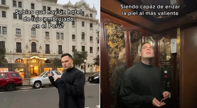Joven peruano mostró lo que vivió dentro del hotel.