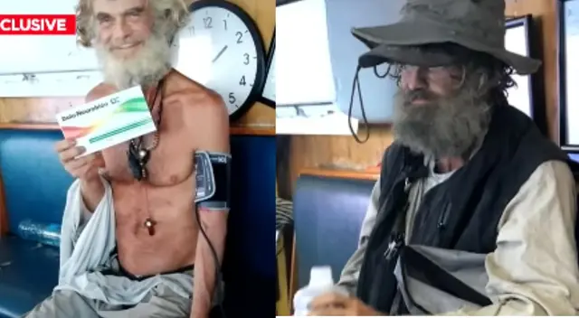 El señor ya viene recibiendo atencién luego del rescate. El señor ya viene recibiendo atencién luego del rescate.