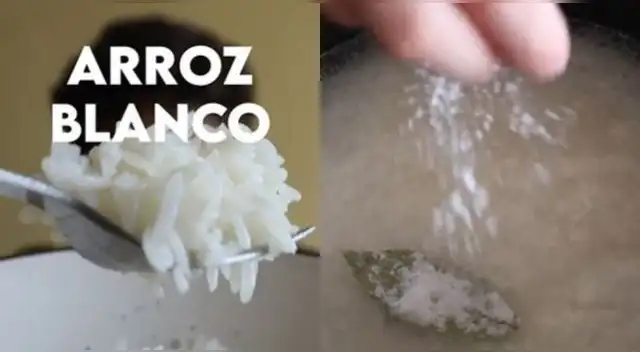 El joven peruano reveló en TikTok los pasos para hacer un graneado y rico arroz blanco.