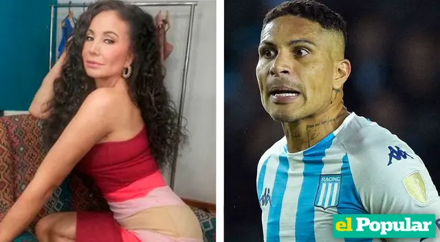 Janet Barbozo se mostró encantado con Paolo Guerrero.