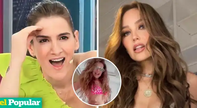 Gigi Mitre se mostró sorprendida ante el cuidado físico de Thalía. Gigi Mitre se mostró sorprendida ante el cuidado físico de Thalía.