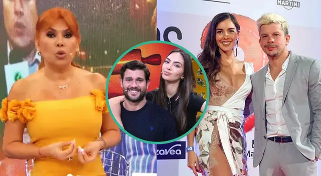 Magaly Medina 'le baja el dedo' a Mario Hart y Korina Rivadeneira por su forma de animar en la TV.