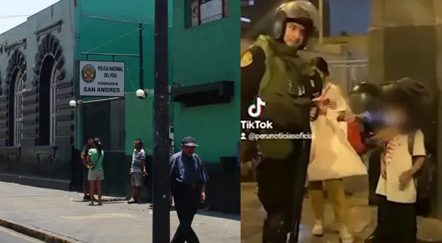 Policía del Centro de Lima ayuda a niño que se perdió durante la Tercera Toma de Lima. Policía del Centro de Lima ayuda a niño que se perdió durante la Tercera Toma de Lima.