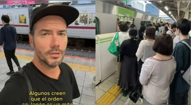 Los turistas españoles quedaron en shock por comportamiento de japoneses en el tren.