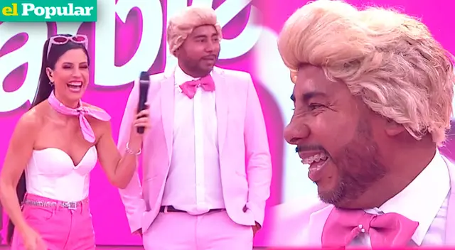 Abel Lobatón intentó lucir como Ken.