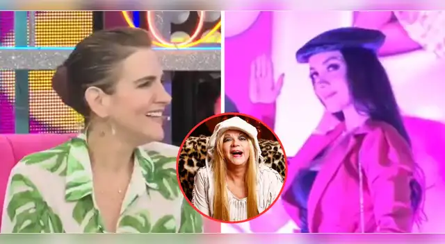 Rosángela Espinoza es troleada por Gigi Mitre. Rosángela Espinoza es troleada por Gigi Mitre.