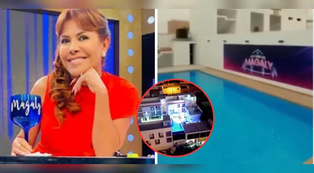 Magaly Medina nuestra las instalaciones de "La casa de Magaly". Magaly Medina nuestra las instalaciones de "La casa de Magaly".