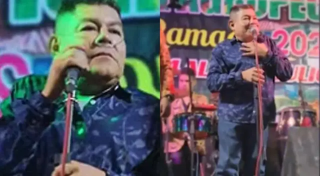 Dilbert Aguilar preocupa a seguidores: realiza concierto con tanque de oxígeno Dilbert Aguilar preocupa a seguidores: realiza concierto con tanque de oxígeno