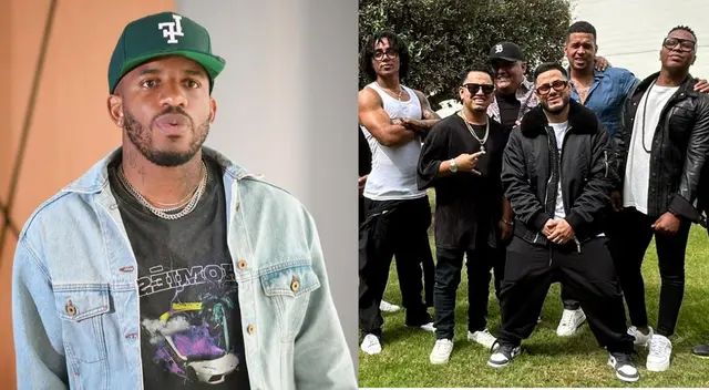 Jefferson Farfán da la patadita de la suerte a su primo Christian Guadalupe.