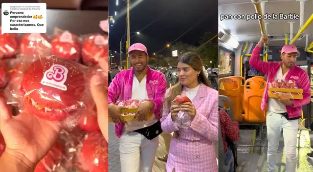 El joven incursionó en el transporte público y paraderos un pan con pollo a lo Barbie. El joven incursionó en el transporte público y paraderos un pan con pollo a lo Barbie.