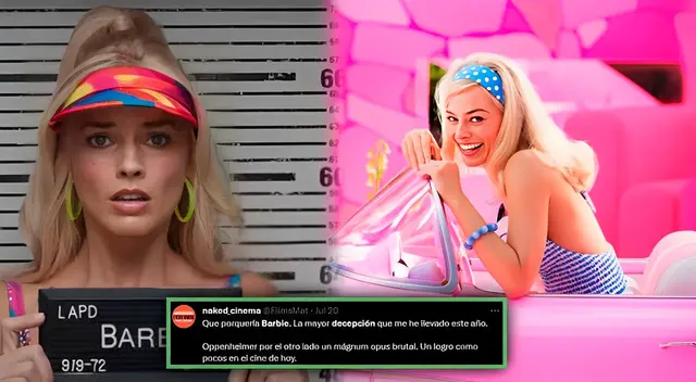 La película Barbie duramente criticada.