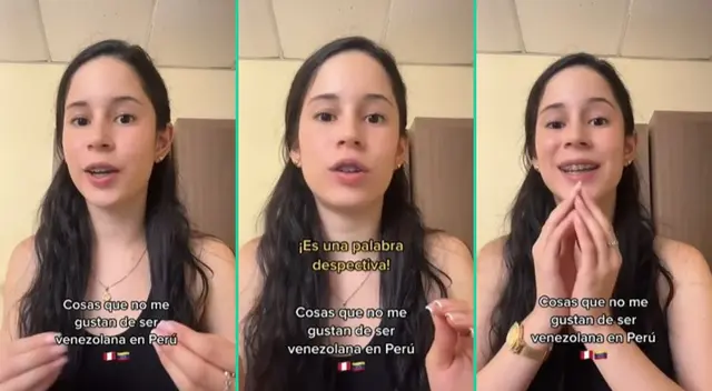La joven venezolana hizo un llamado a todos los usuarios de TikTok.