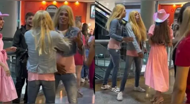 Los jóvenes fueron al estreno de Barbie de una singular manera y son virales en TikTok.