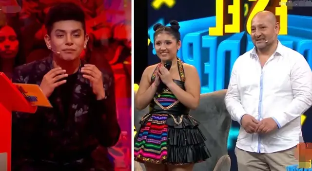 Bryan Arámbulo sorprende a Milena Warthon.